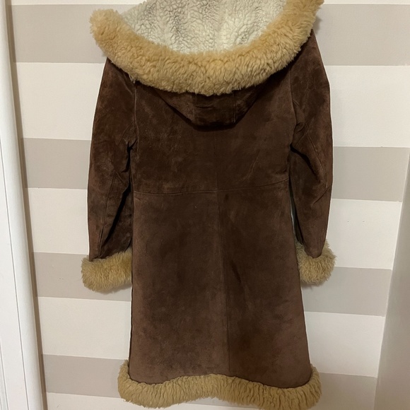 Vintage Suede lambskin lined Coat - Picture 2 of 4